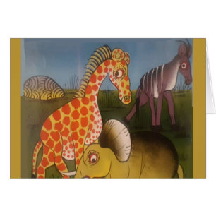 Schitterende Afrikaanse kleur van wilde dierenbesc