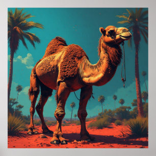 Schitterende Arabische Woestijn voor Huisdecoratie Poster