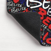 Schitterende Belize vlag Patriottische Muismat (Hoek)