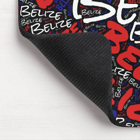 Schitterende Belize vlag Patriottische Muismat (Hoek)