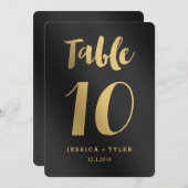 Schitterende Belofte Dubbelzijdige Tafel Nummerkaa Kaart (Voorkant / Achterkant)