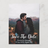 Schitterende Berg Save The Date Briefkaart (Voorkant)