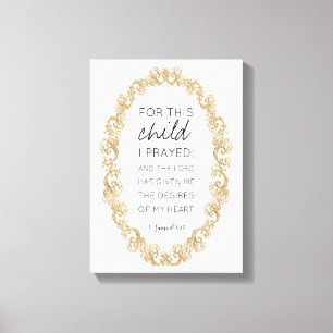 Schitterende Bijbel met scripts Verse geïnspireerd Canvas Afdruk