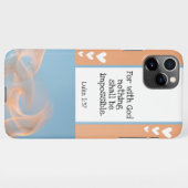 Schitterende Bijbelverse flampjes Fotosjabloon Aan iPhone Hoesje (Achterkant horizontaal)