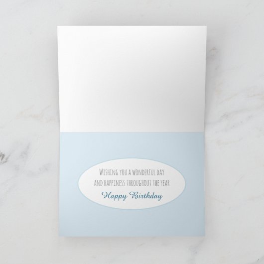 Schitterende bloemen Vibrant Birthday Wenskaart Kaart (Binnen)