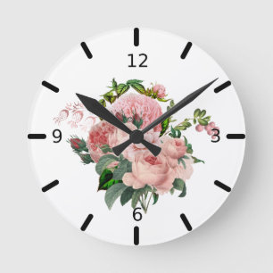 Schitterende Blush Pink Floral Bouquet Ronde Klok