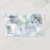 Schitterende boogschutter voor paarden visitekaartje (Achterkant)