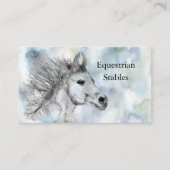 Schitterende boogschutter voor paarden visitekaartje (Voorkant)
