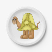 Schitterende Borden voor draaiend papier Papieren Bordje (Voorkant)