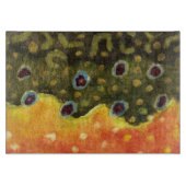 Schitterende Brook Trout Fly Fishing Fisherman Ang Snijplank (Voorkant)