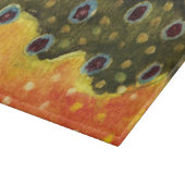 Schitterende Brook Trout Fly Fishing Fisherman Ang Snijplank (Hoek)