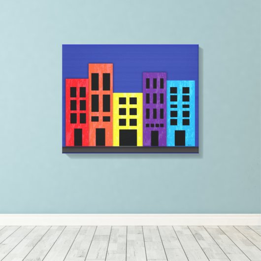 Schitterende canvas afdrukken (Insitu (Houten vloer))