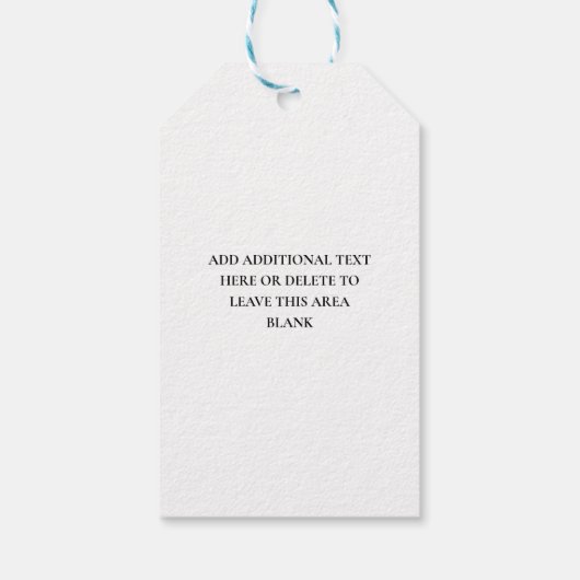 Schitterende cirkel lichten nieuwjaar cadeaulabel (Achterkant)