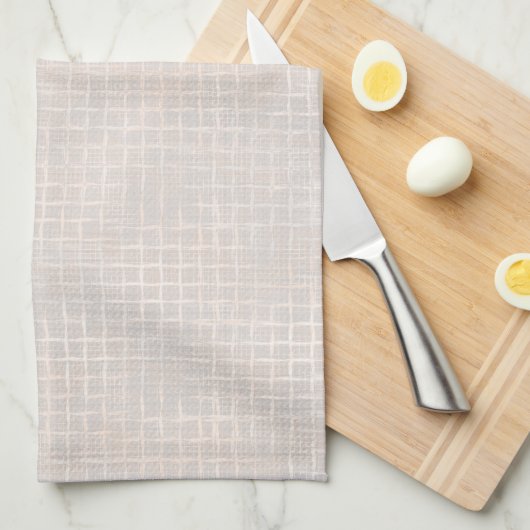 Schitterende crèmekleurige textuur. theedoek (Quarter Fold)