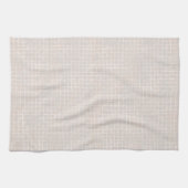 Schitterende crèmekleurige textuur. theedoek (Horizontaal)