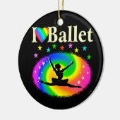 SCHITTERENDE DANSENDE KONINGIN KERAMISCH ORNAMENT (Links)