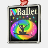 SCHITTERENDE DANSENDE KONINGIN METALEN ORNAMENT (Links)