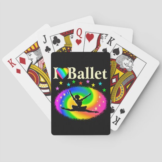 SCHITTERENDE DANSENDE KONINGIN POKERKAARTEN (Achterkant)