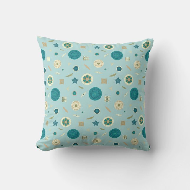 Schitterende Diatomen Pillow Buitenkussen (Voorkant)