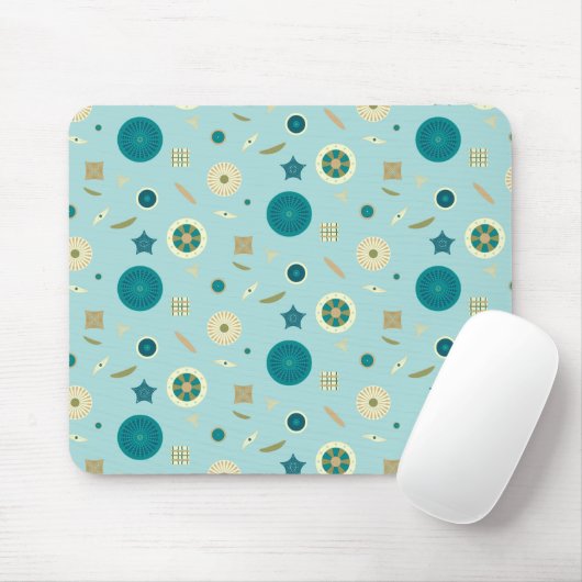 Schitterende Diatoms Mousepad Muismat (Met muis)