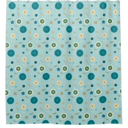 Schitterende Diatoms Shower Curtain Douchegordijn (Voorkant)