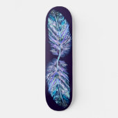 Schitterende doezelaarplaat - Aangepaste kleuren Persoonlijk Skateboard (Voorkant)