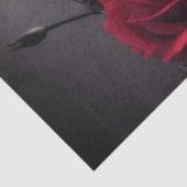 Schitterende Donkere en Gotische Rozen Skull Sigil Tissuepapier (Detail)