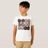 Schitterende donuts t-shirt (Voorkant volledig)