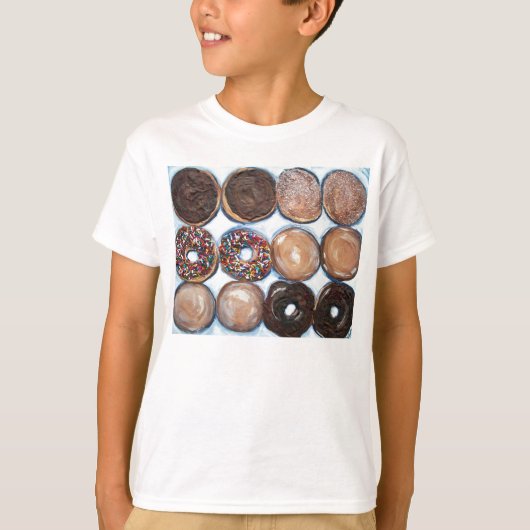 Schitterende donuts t-shirt (Voorkant)