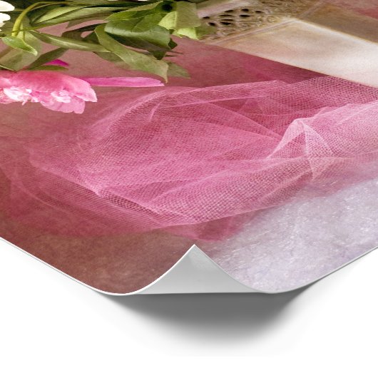 Schitterende dovasafdruk poster (Hoek)