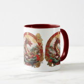 Schitterende draak, nieuw jaar 2024 mok (Voorkant rechts)