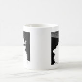 Schitterende drijfmest Witte hond Koffiemok (Center)