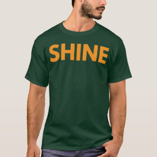 Schitterende een woord retro t-shirt