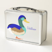 Schitterende eend: Waggelend in stijl uitsnede  (Achterkant)