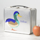 Schitterende eend: Waggelend in stijl uitsnede  (In situ)