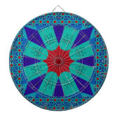 Schitterende Egyptische eminine Design Color Dartbord (Voorkant)