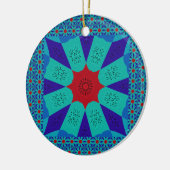 Schitterende Egyptische eminine Design Color Keramisch Ornament (Links)