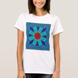 Schitterende Egyptische eminine Design Color T-shirt