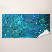 Schitterende en kleurrijke sinteren die mousseren  badhanddoek (Badhanddoek)