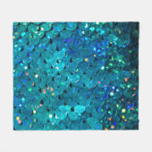 Schitterende en kleurrijke sinteren die mousseren  fleece deken (Voorkant (Horizontaal))