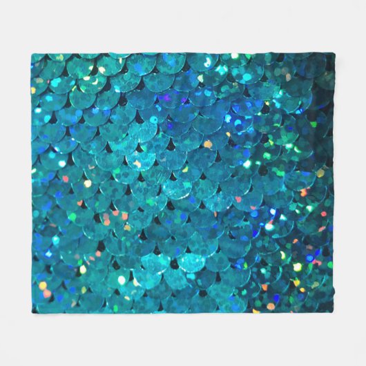 Schitterende en kleurrijke sinteren die mousseren  fleece deken (Voorkant (Horizontaal))