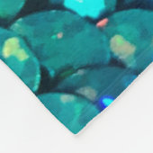 Schitterende en kleurrijke sinteren die mousseren  fleece deken (Hoek)