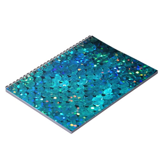 Schitterende en kleurrijke sinteren die mousseren  notitieboek (Linkerzijde)