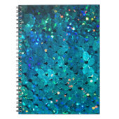 Schitterende en kleurrijke sinteren die mousseren  notitieboek (Voorkant)