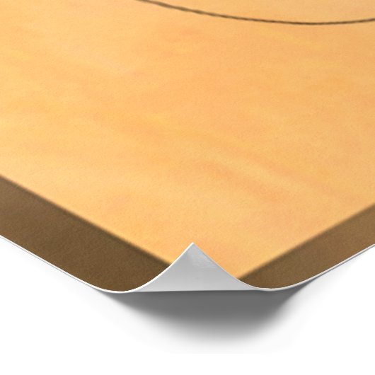 Schitterende en unieke elektronische patroonafdruk poster (Hoek)