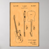 Schitterende en unieke elektronische patroonafdruk poster (Voorkant)