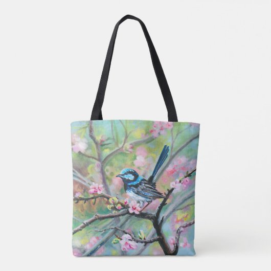 Schitterende Fairy Wren - Tote Bag (Achterkant)