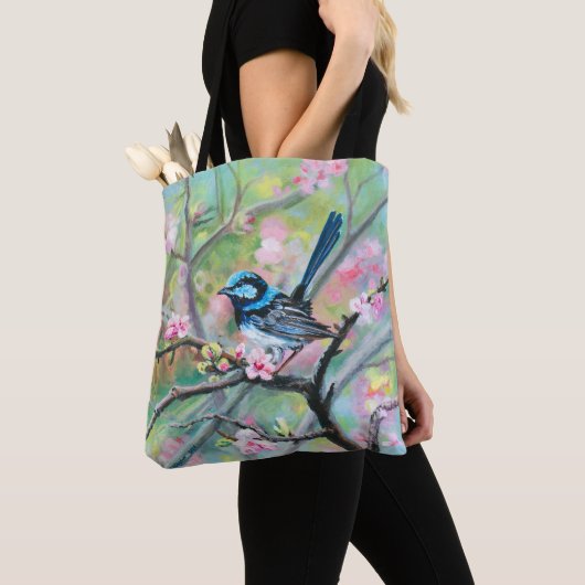 Schitterende Fairy Wren - Tote Bag (Dichtbij)