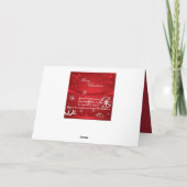 Schitterende feestdag kaart (Achterkant)