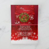 Schitterende feestdag kaart (Binnen)